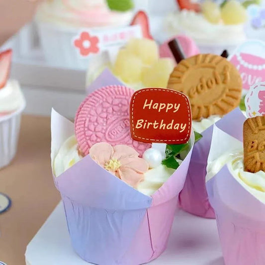 Bake and Serve Tulip Liner pack of 20 (lavender colour)