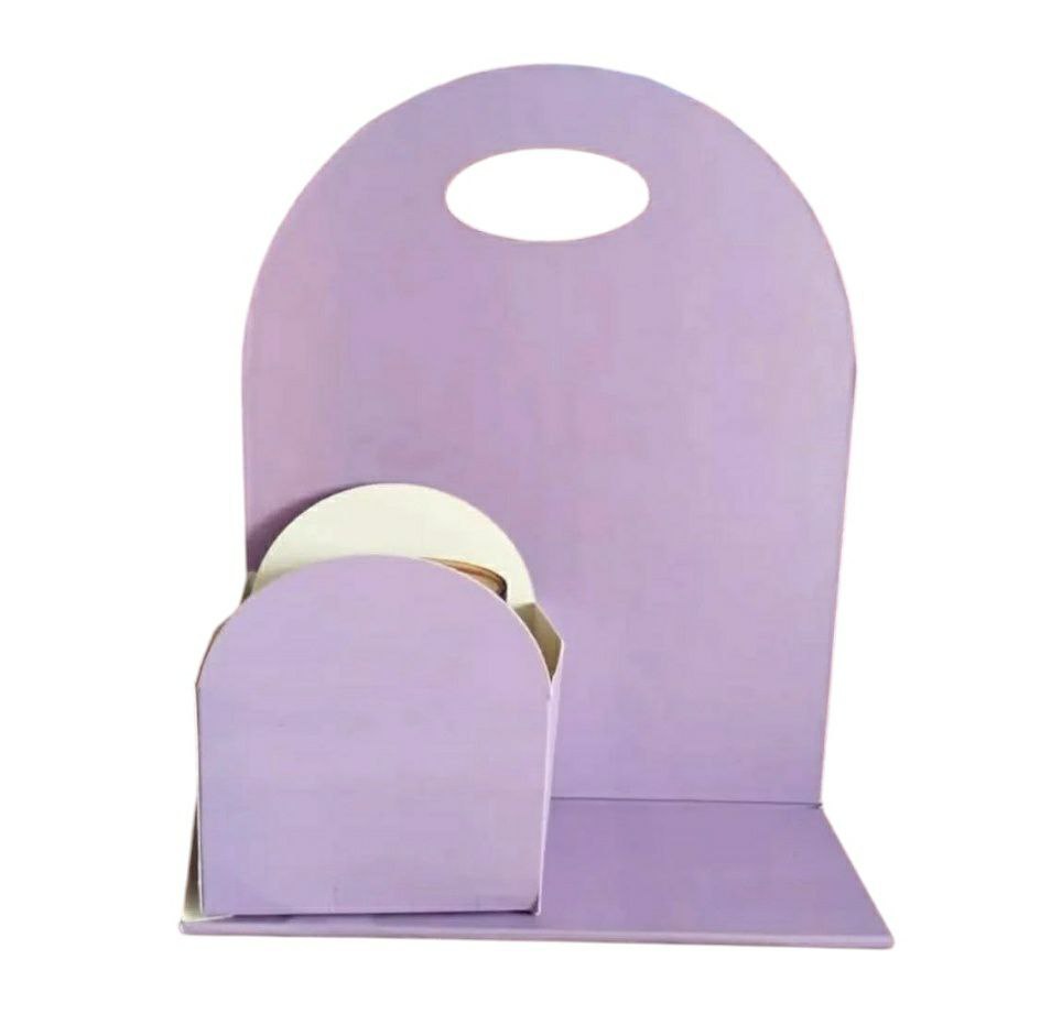 Foldable Purple Cake Hamper Stand