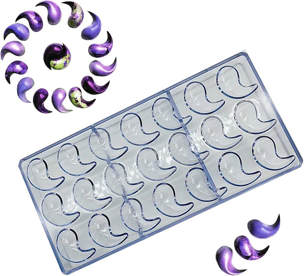 Food Grade Poly Carbonate Chocolate Mould 21 Cavity