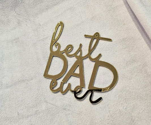 Best Dad Acrylic Tag