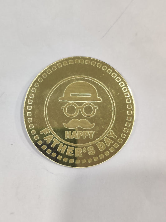 Father's Day Acrylic Coin Pack Of 10