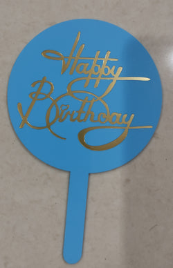 Premium Happy Birthday Topper (random colour)