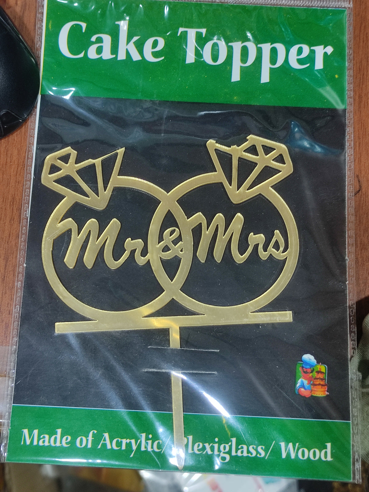 Mr.& Mrs. Cake Topper