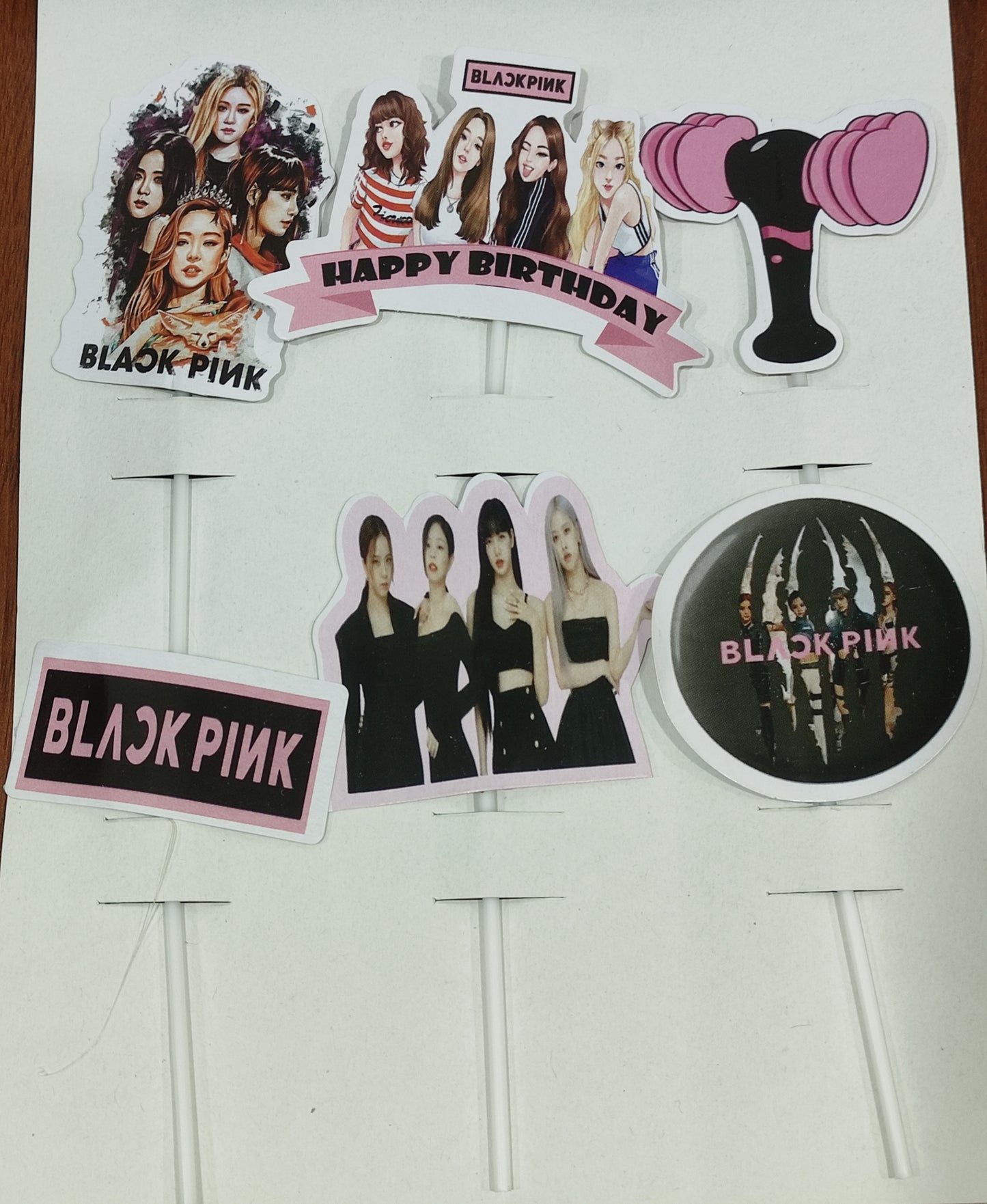 Black Pink Theme Topper