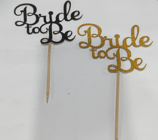 Bride to Be Topper (random colour)