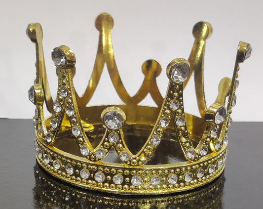 Golden Metal Medium Crown