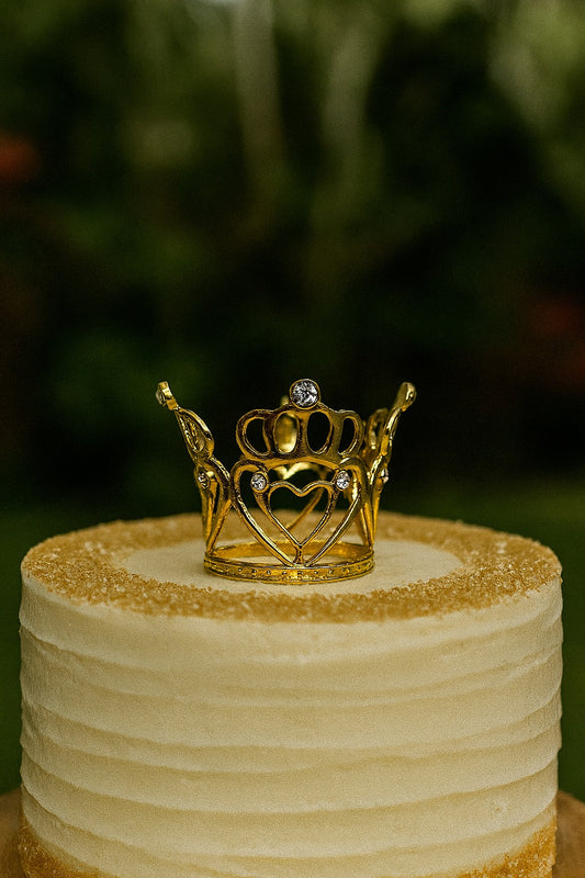 Golden Metal Mini Crown