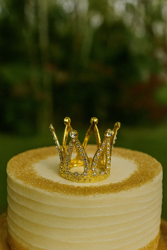 Golden Metal Mini Crown
