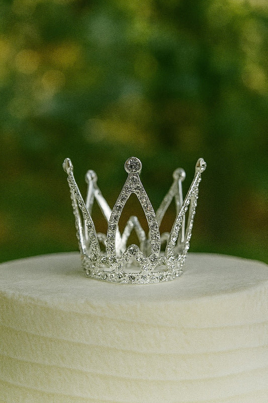 Silver Metal Mini Crown