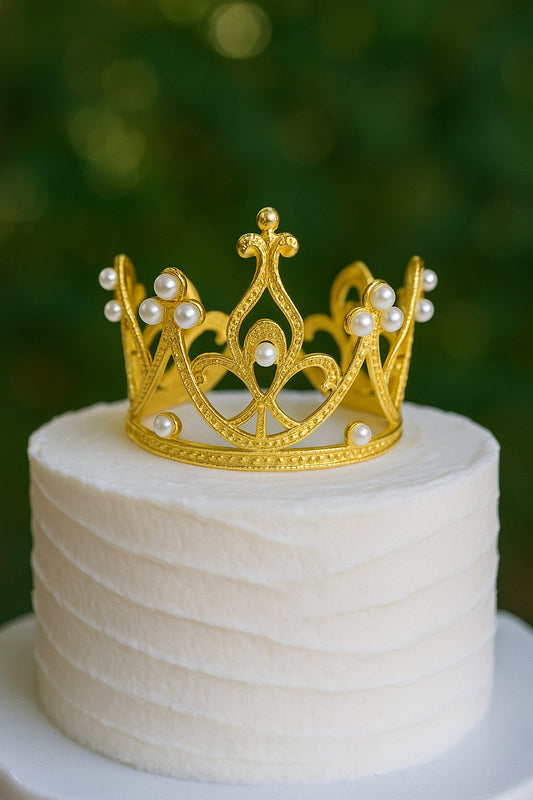 Golden Metal Medium Crown