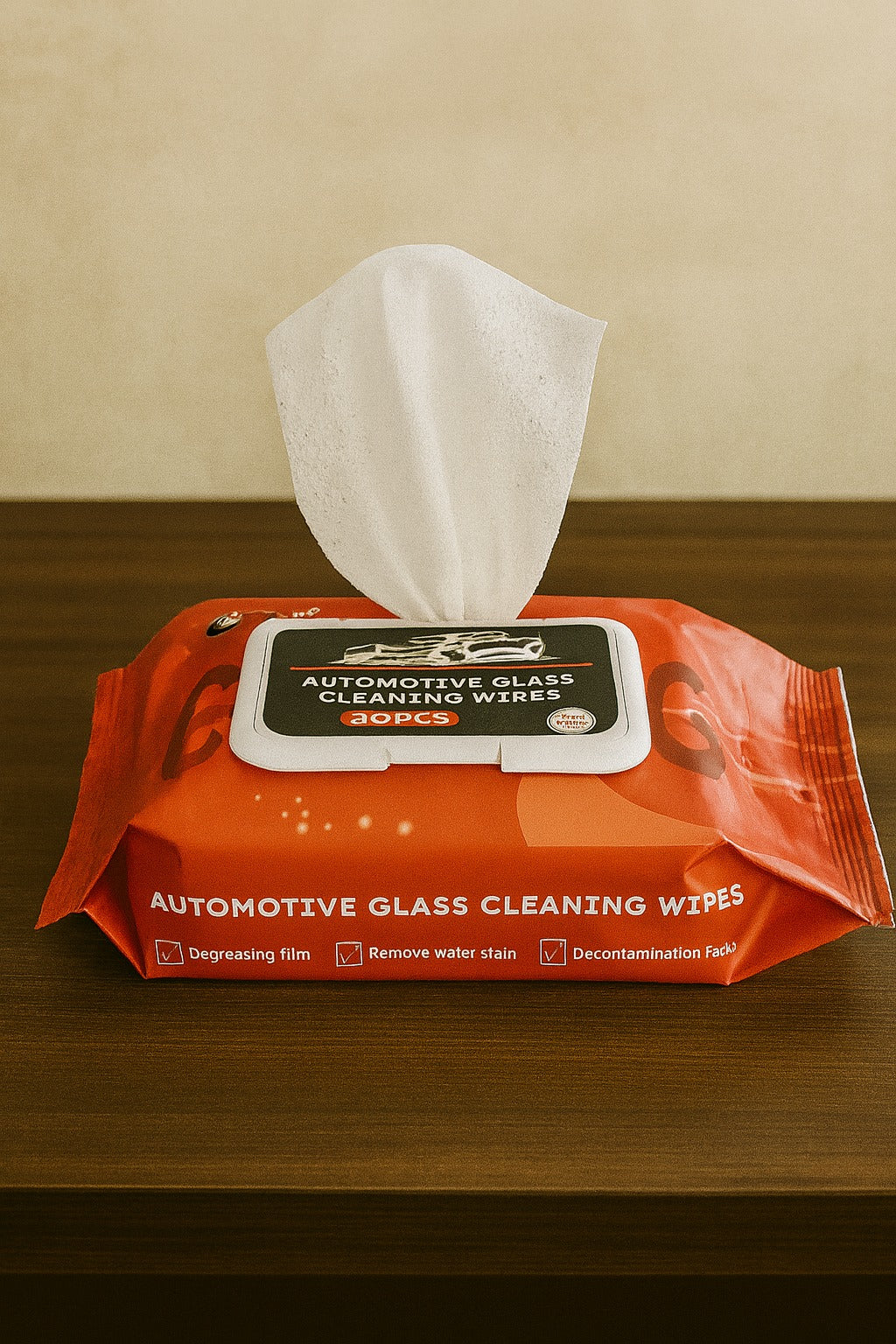 Automotive Glass Cleaning Wipes Pack Of 40