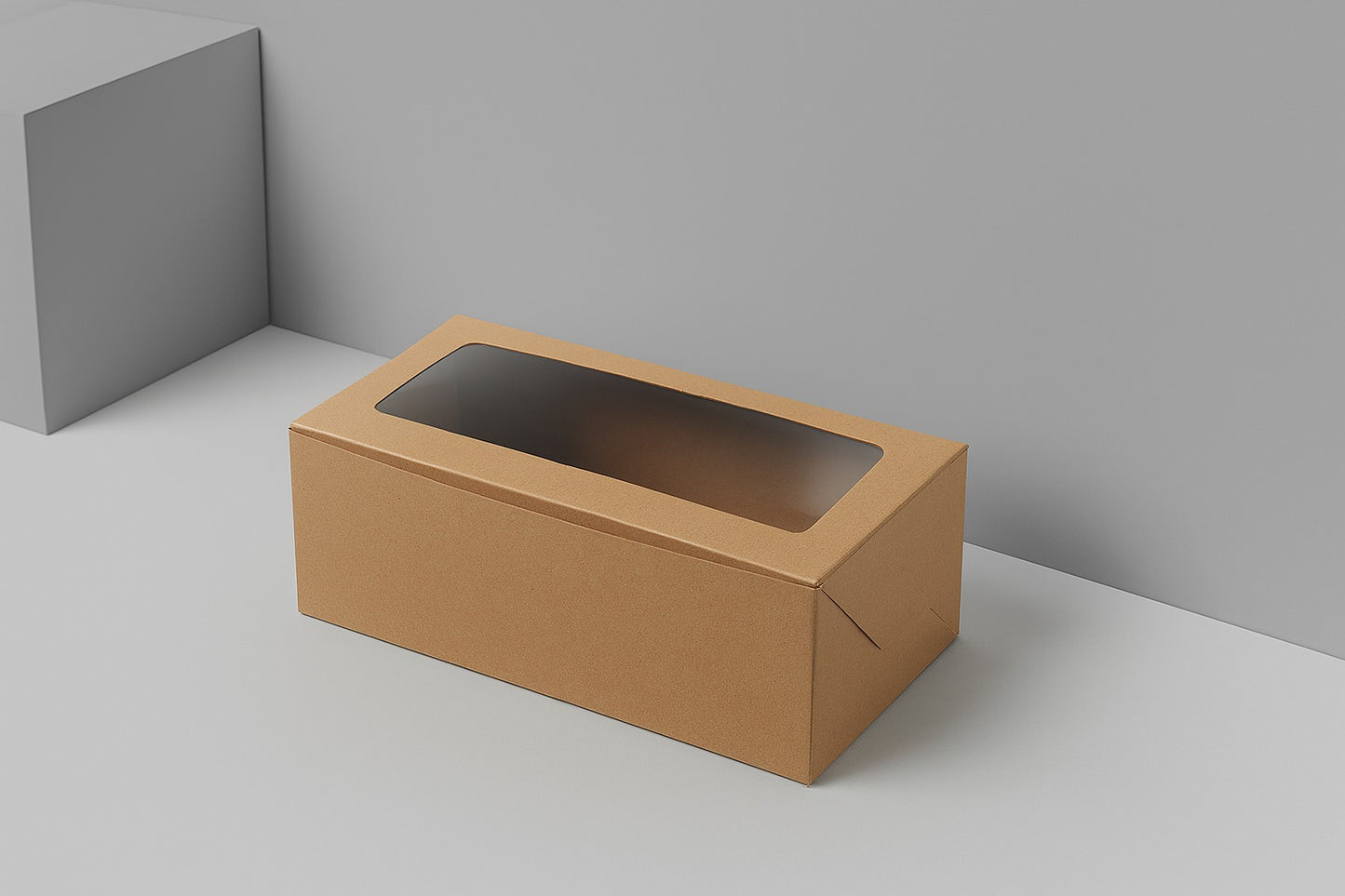 Kraft Plum Box 500 gm Size - 9×4×3.5 inch