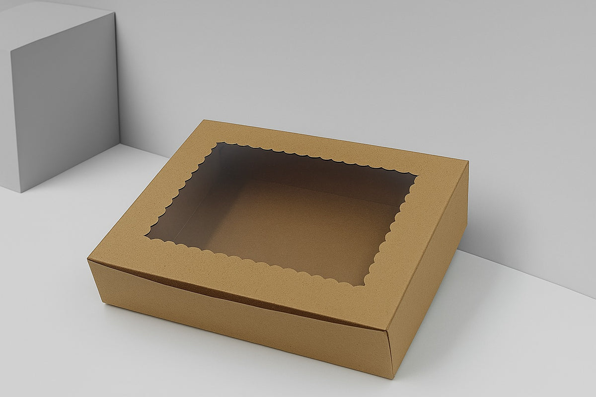 Kraft 9 Pc Brownie Box 9×9×1.75 inch (Pack of 10)