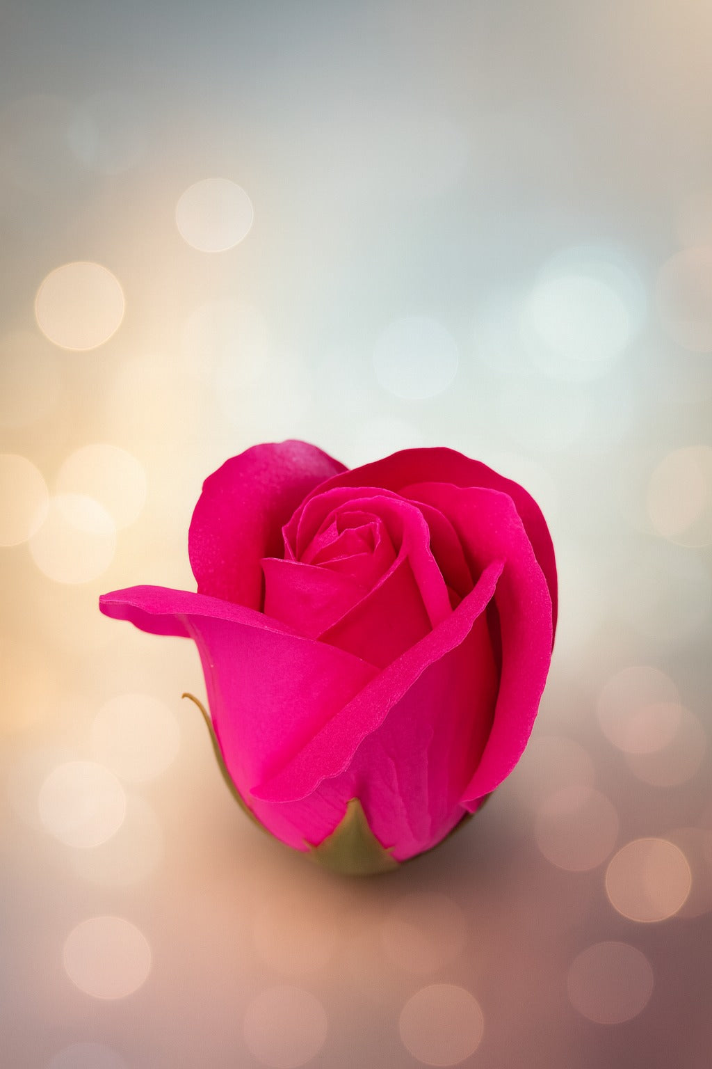 Artificial Scented Rose Pink Flower