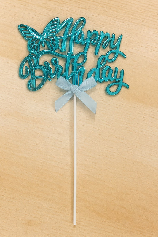 Premium Happy Birthday Cake Topper