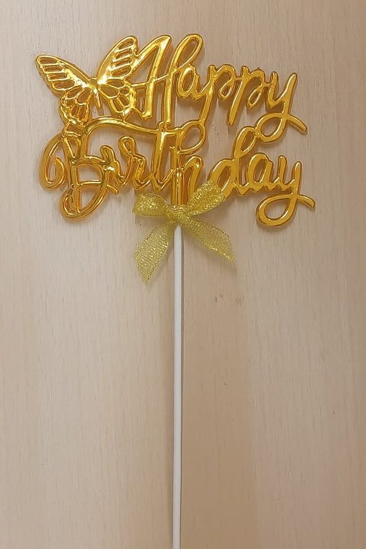 Premium Happy Birthday Cake Topper