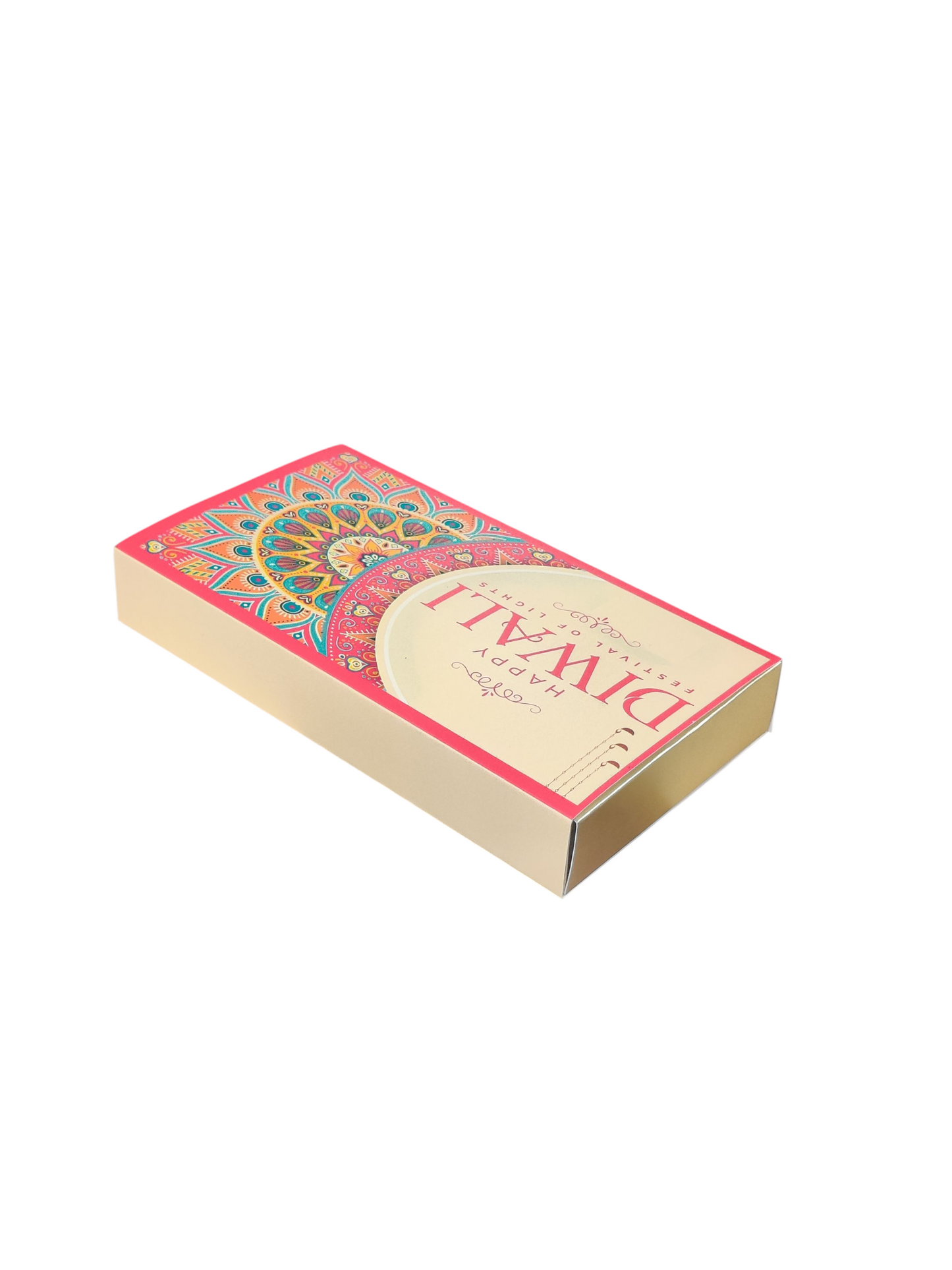 8 Cavity Slider Diwali Box For Chocolate and Brownie Size 8x4x1.5 Inch