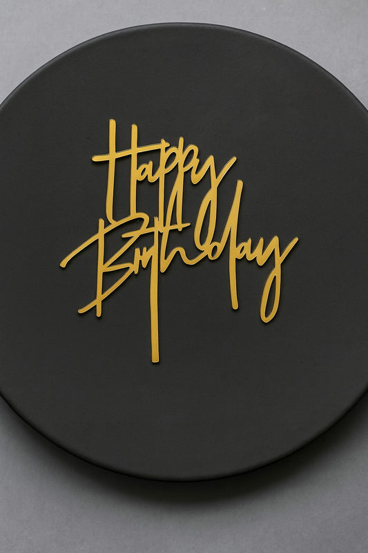 Happy Birthday Cake Topper