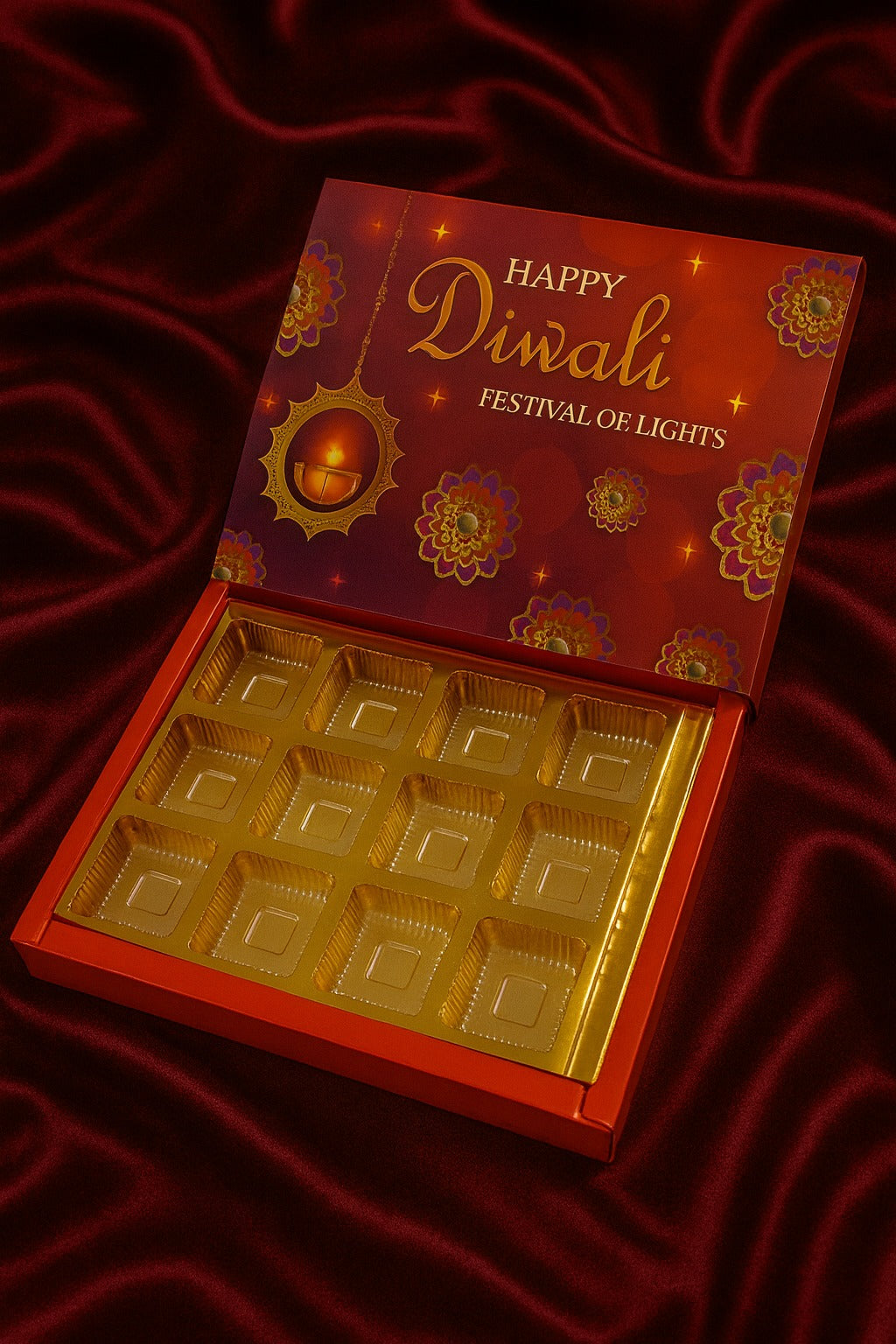 12 cavity Chocolate Diwali Box