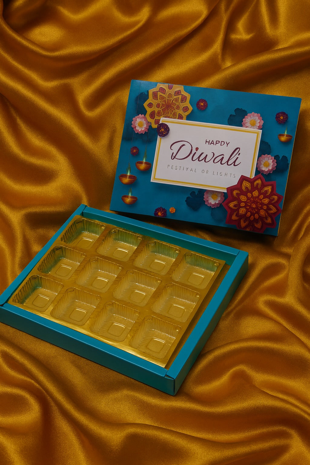 12 cavity Chocolate Diwali Box