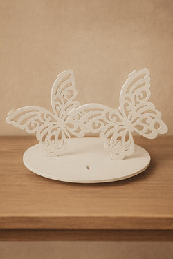 Butterfly wooden Cake stand