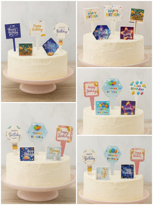 Happy Birthday Paper Tag Pack Of 100 Random Design