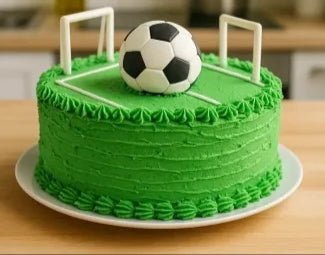 Football Cake topper  size 2.5 inch