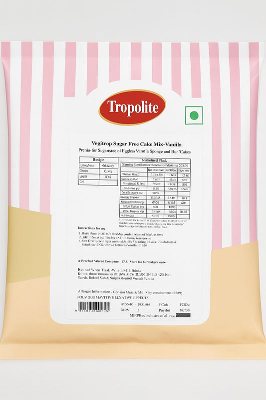 Tropolite Vegitrop Sugar Free Cake Mix - Vanilla 1kg