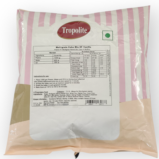 Multigrain Cake Mix EF Vanilla 1kg