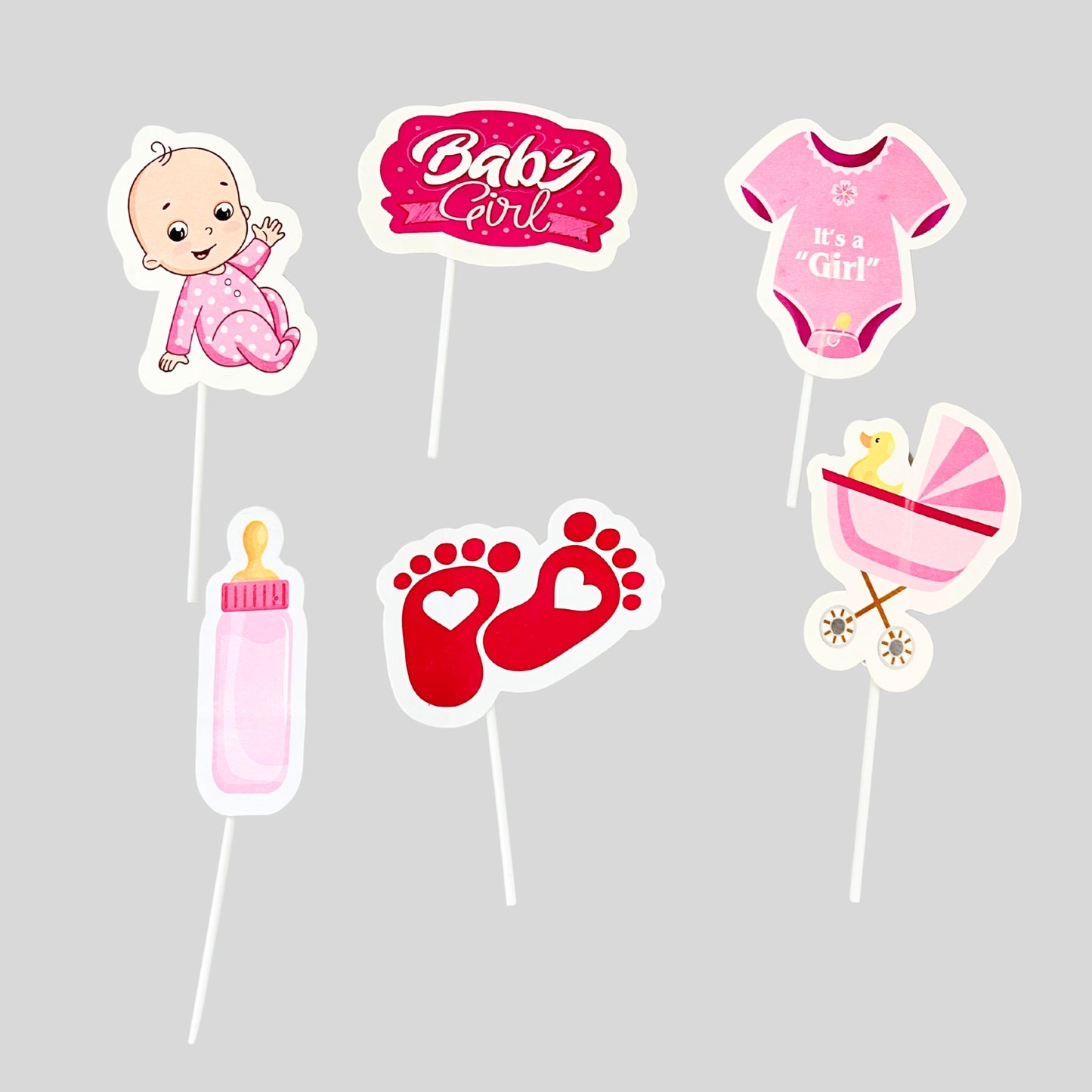 Baby girl theme topper