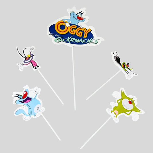Oggy and the Cockroaches Theme Topper