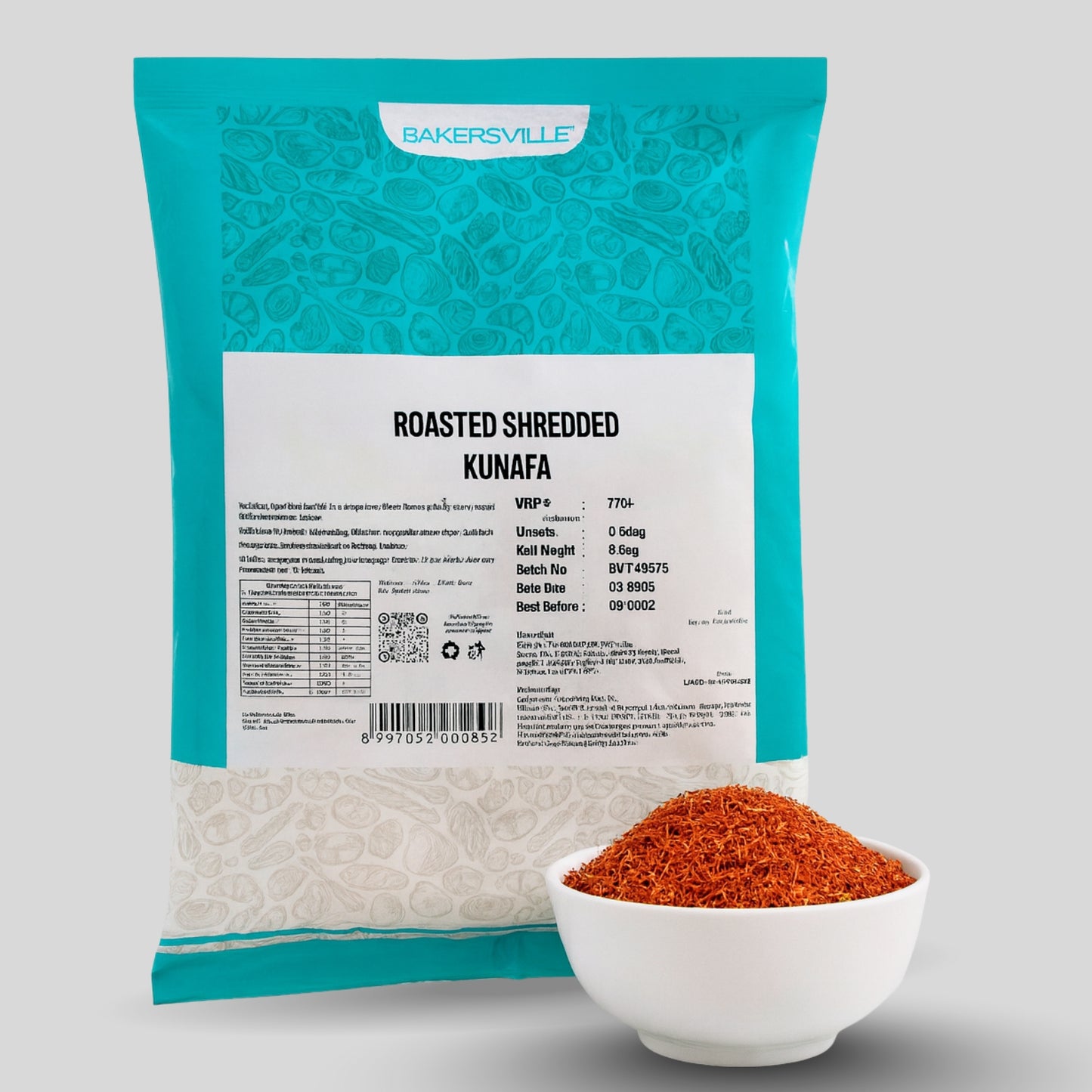 Bakersville Purix Roasted Shredded Kunafa 800gm