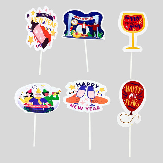 Happy New Year Theme Topper