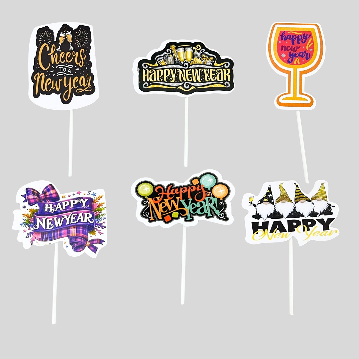 Happy New Year Theme Topper