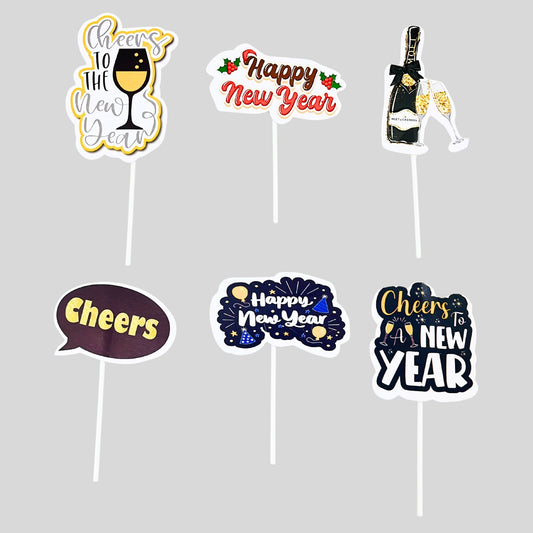 Happy New Year Theme Topper