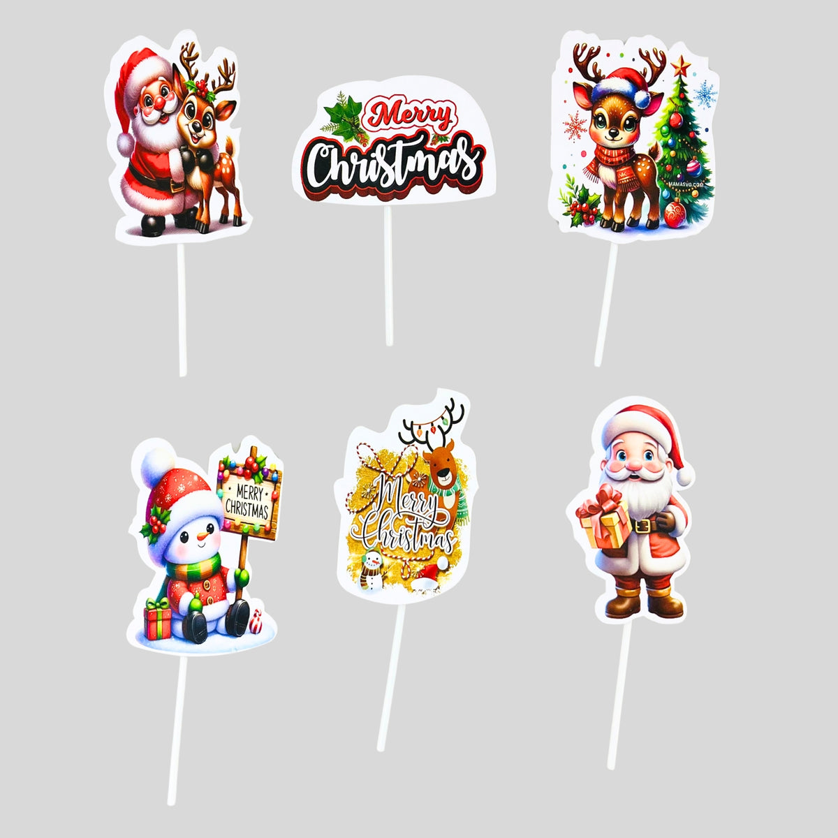Merry Christmas Theme Topper