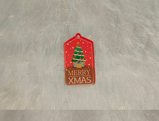 Xmas Tag Red (Pack Of 20)