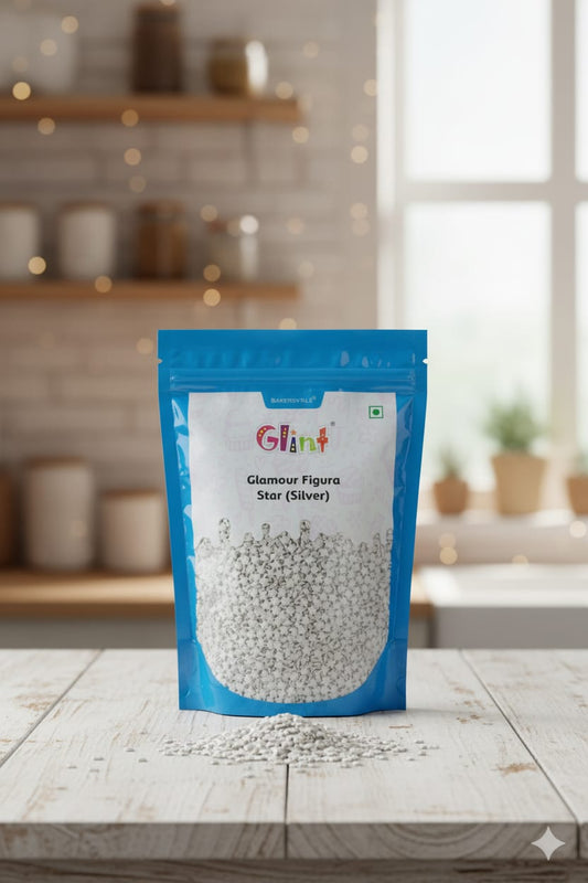 Bakersville glint glamour figura star silver