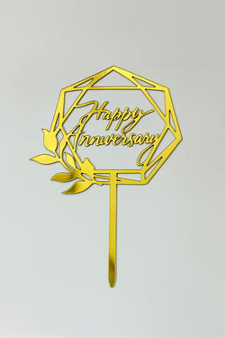 Happy Anniversary Economic Topper
