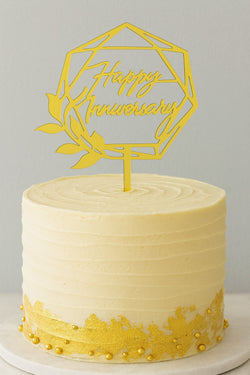 Happy Anniversary Economic Topper