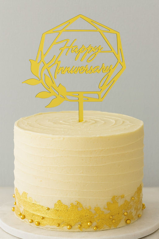 Happy Anniversary Economic Topper