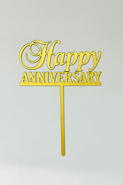 Happy Anniversary Economic Topper
