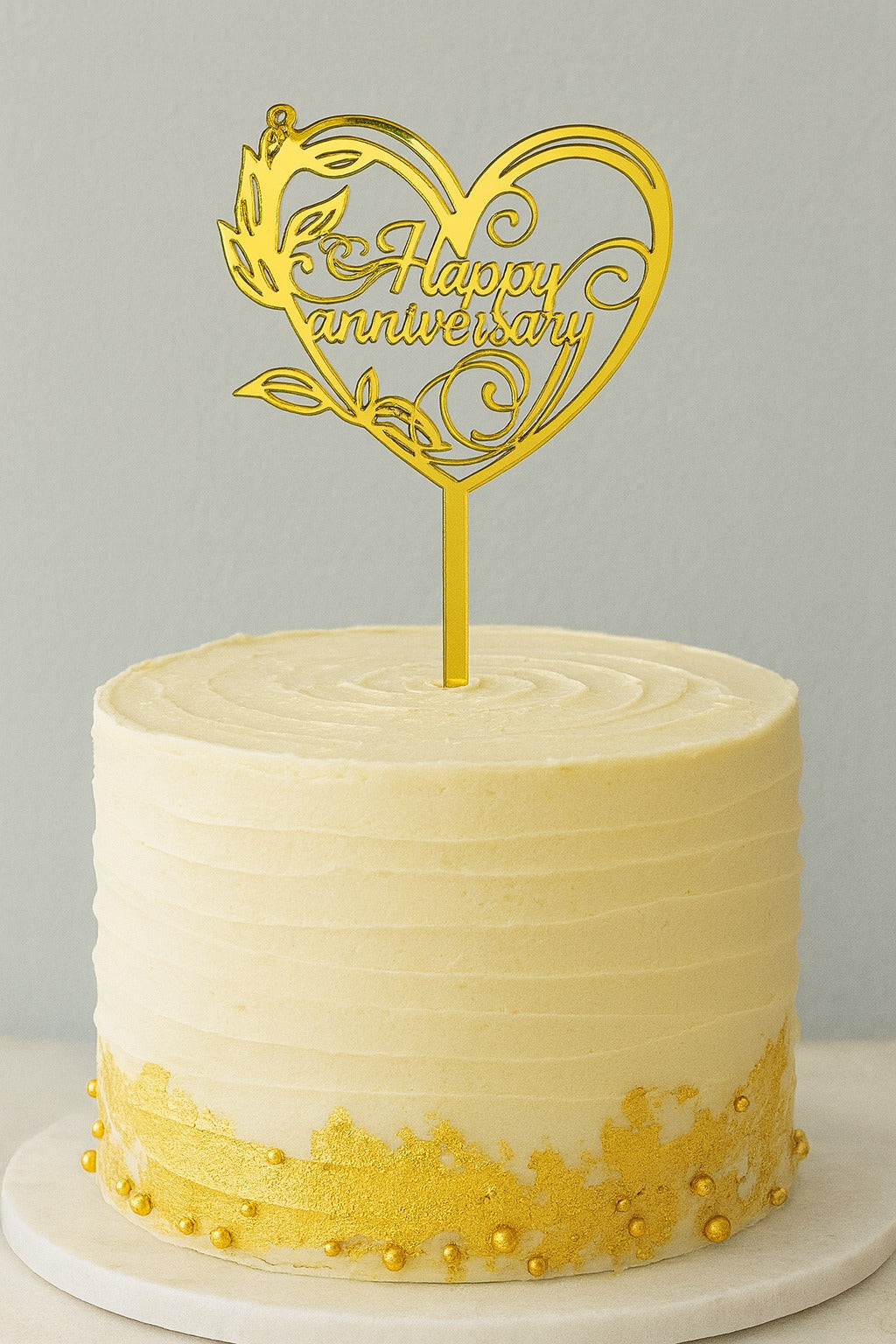 Happy Anniversary Economic Topper