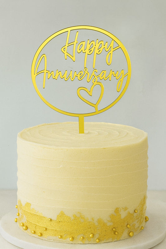 Happy Anniversary Economic Topper