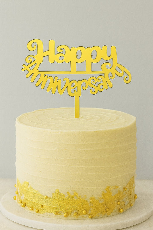 Happy Anniversary Economic Topper