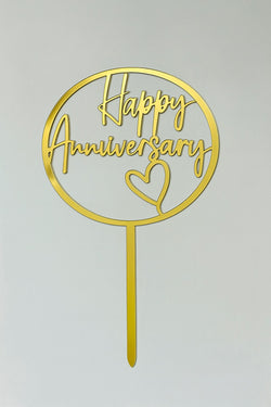 Happy Anniversary Economic Topper