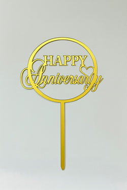 Happy Anniversary Economic Topper