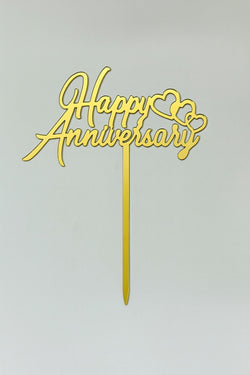 Happy Anniversary Economic Topper