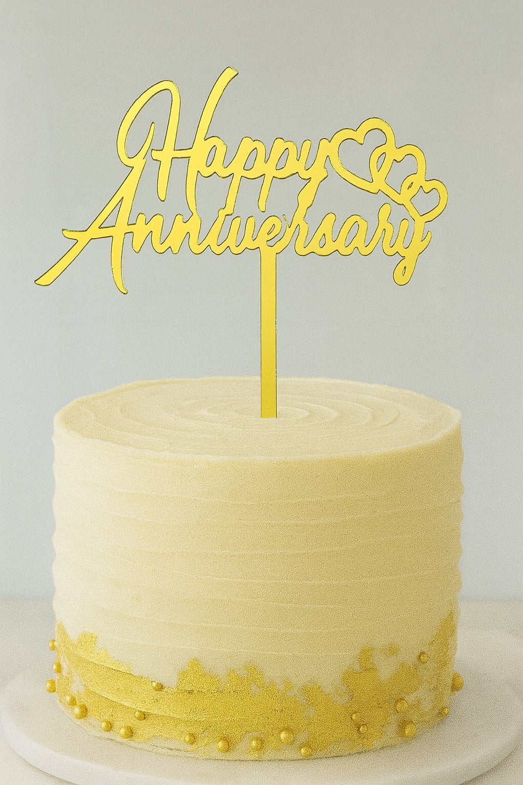 Happy Anniversary Economic Topper