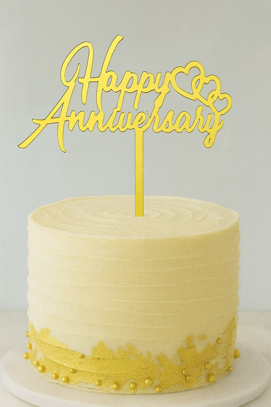 Happy Anniversary Economic Topper